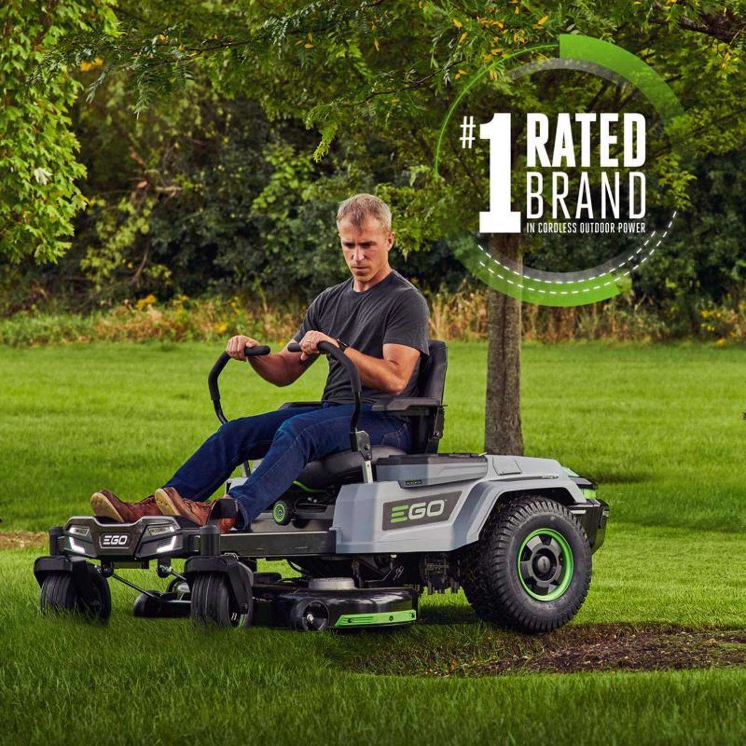 EGO Power+ Z6 ZT4204L 42 In. 56 V Battery Zero Turn Riding Mower Kit (Battery & Charger) W/ FOUR 10.0 AH BATTERIES - Image 3