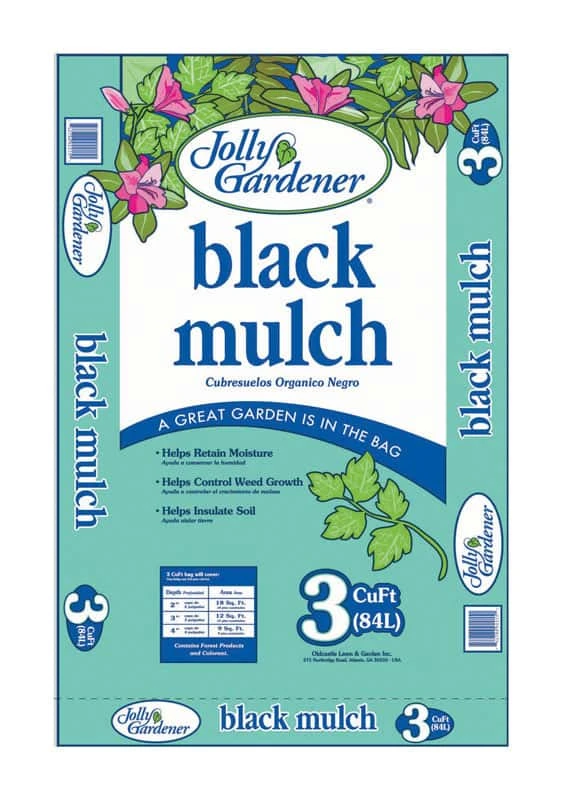 Jolly Gardener Slate Black Mulch 3 Cu Ft