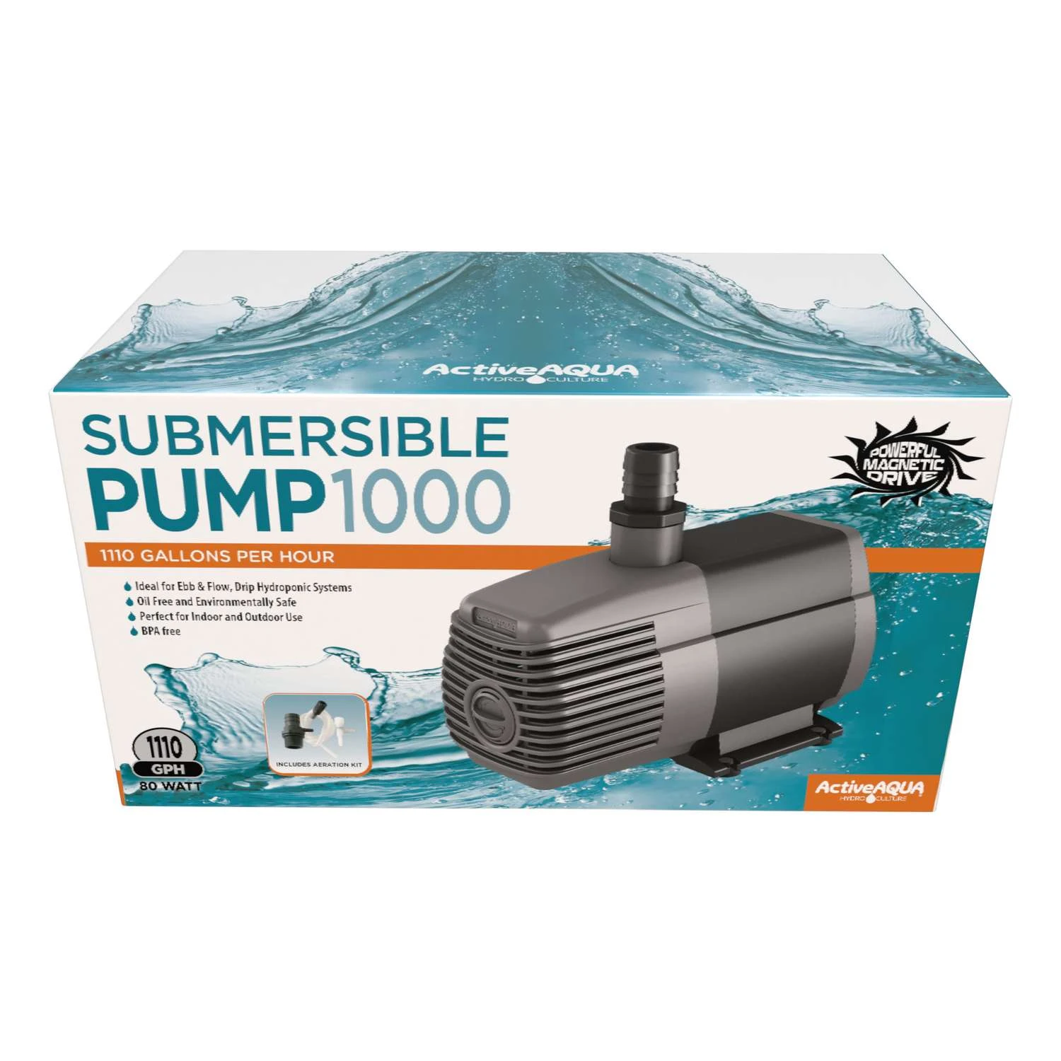 Active Aqua Hydroponic Water Pump 92 W - Image 2