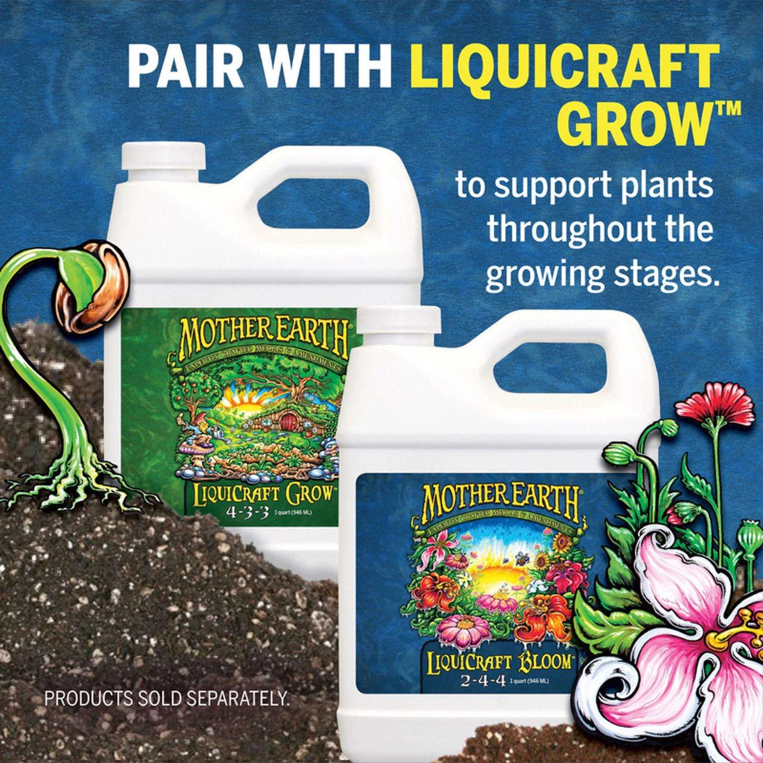Mother Earth LiquiCraft Bloom Tomatoes 2-4-4 Plant Fertilizer 1 Gal - Image 7