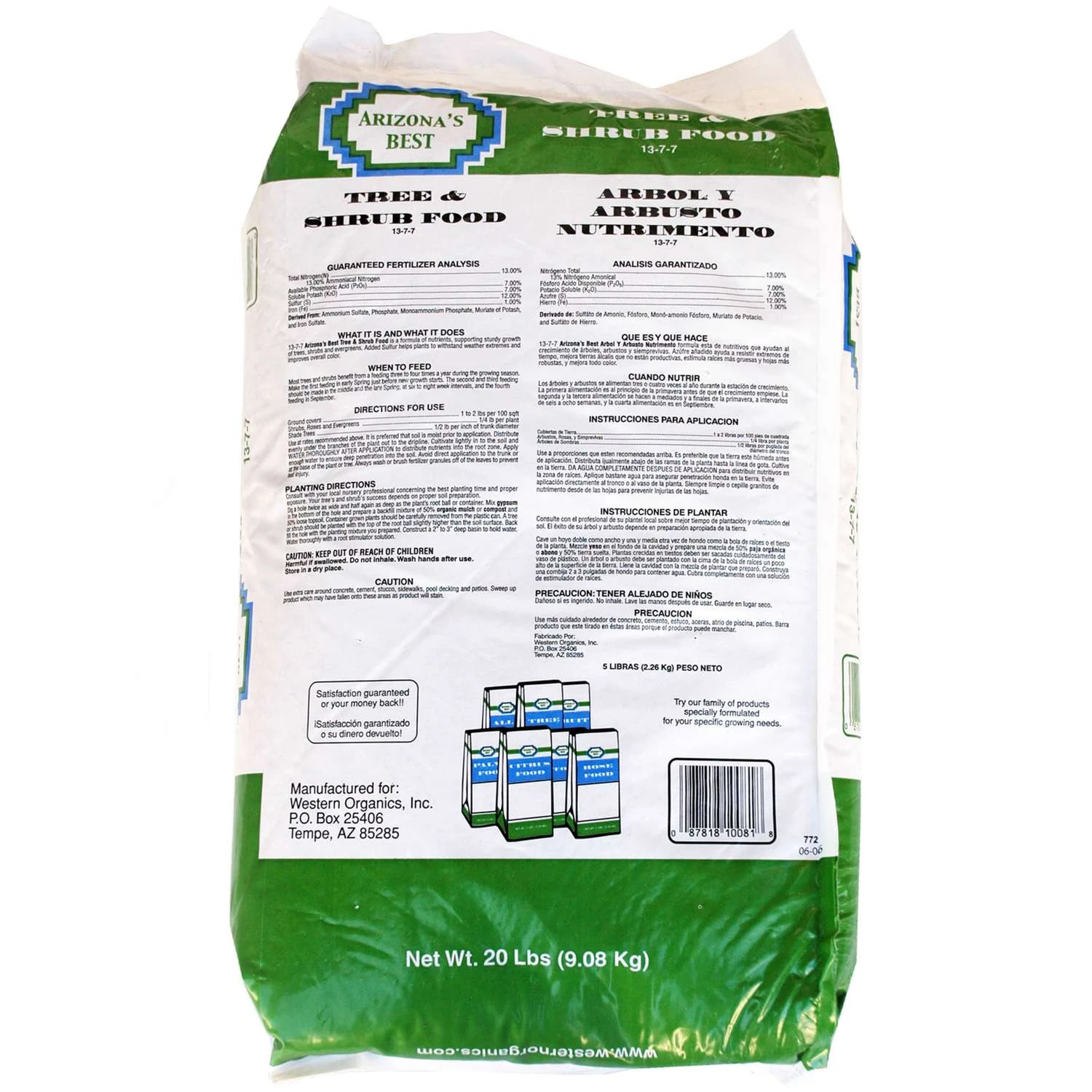 Arizona's Best Granules Plant Food 20 Lb - Image 2
