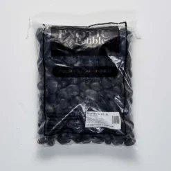 Exotic Pebbles & Aggregates Black Stone Deco Pebbles 20 Lb