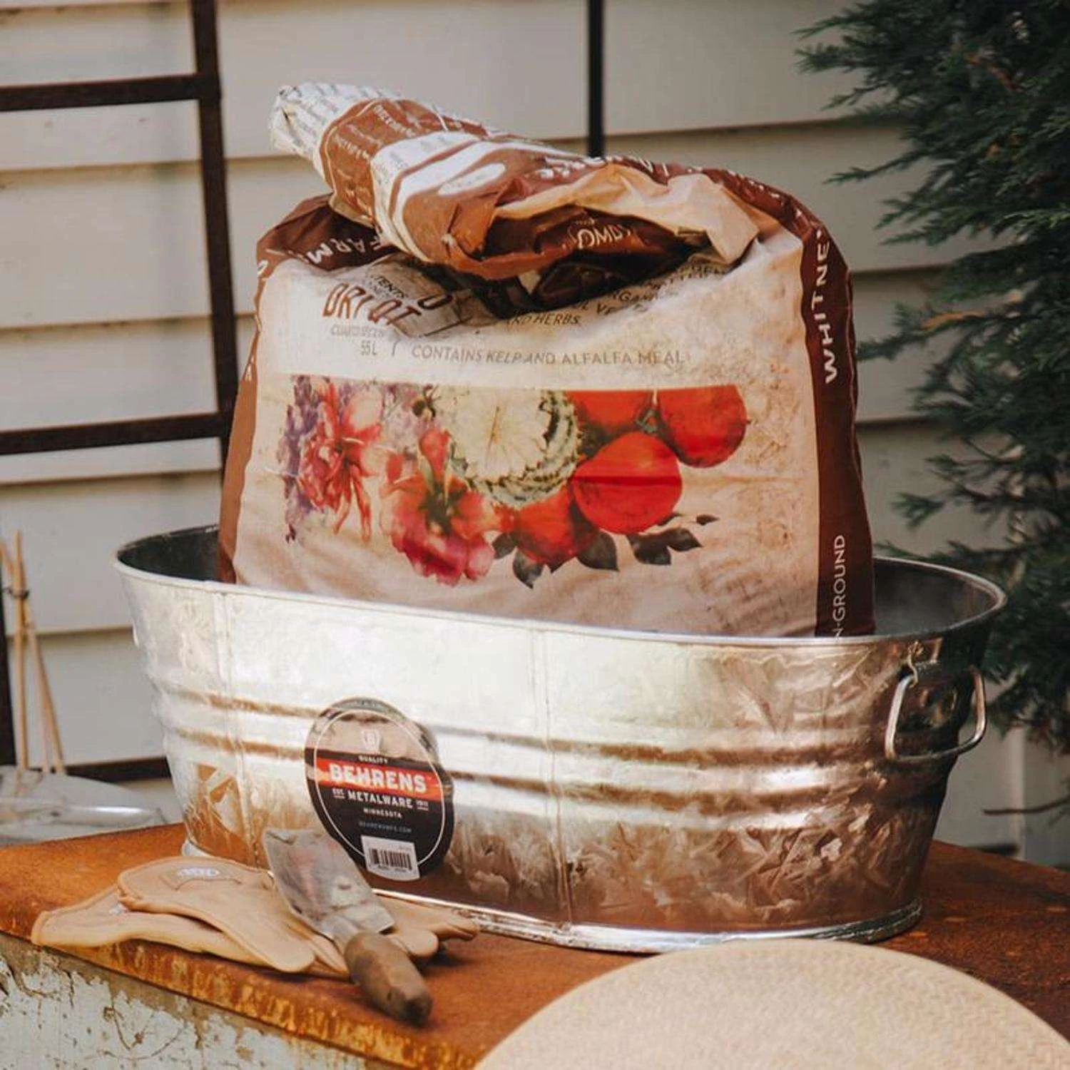 Behrens 16 Gal Steel Tub Oval - Image 3