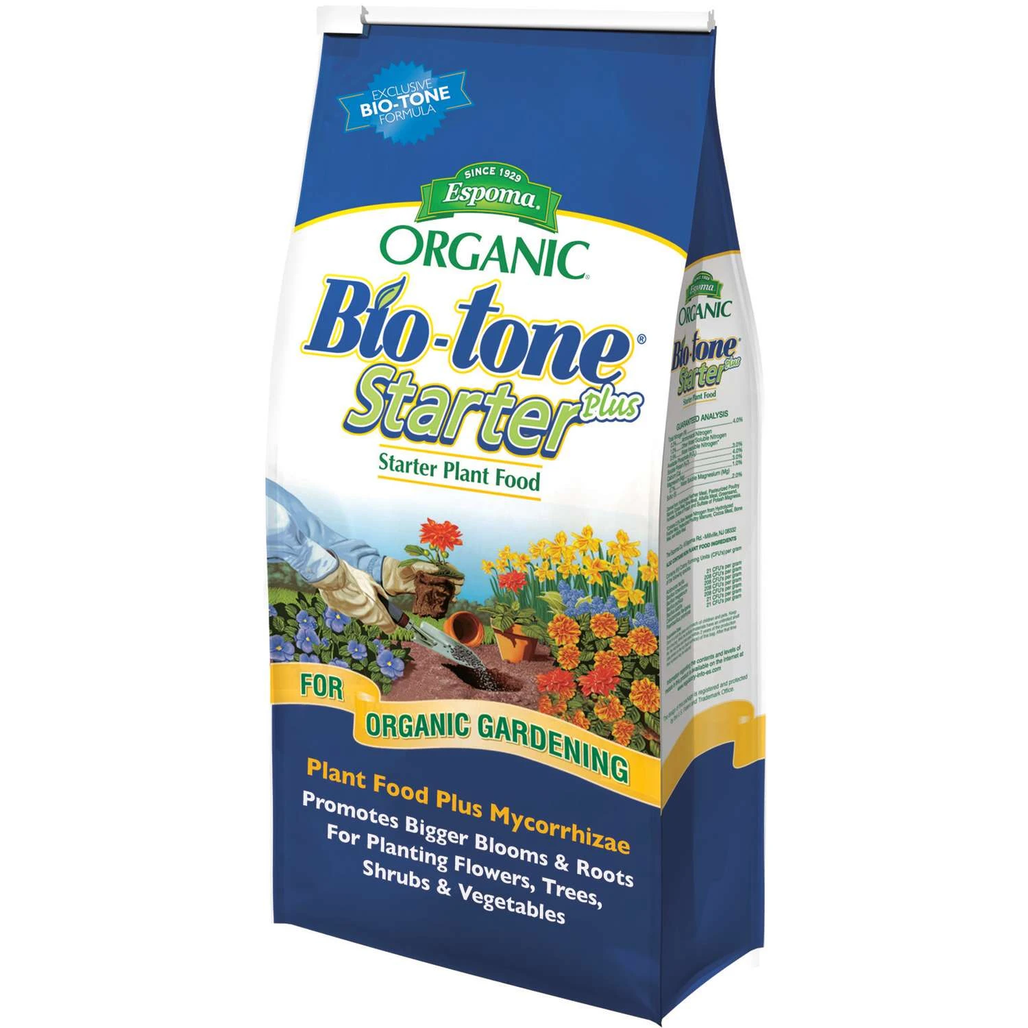 Espoma Bio-tone Starter Plus Organic Granules Plant Food 4 Lb