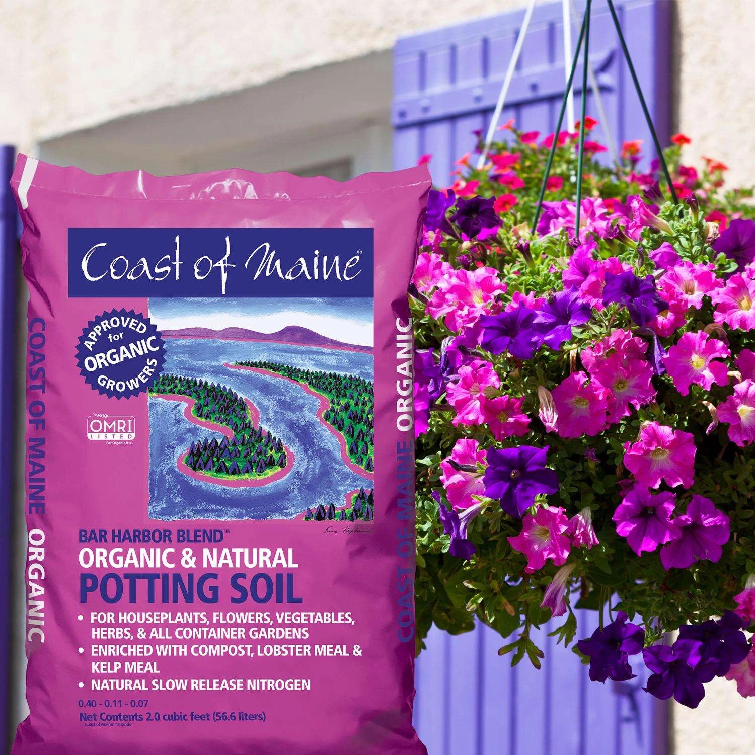 Coast Of Maine Bar Harbor Blend Organic Flower And Plant Potting Soil 2 Cu Ft - Image 5