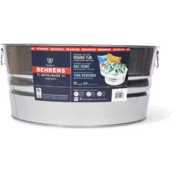 Behrens 16-3/4 Gal Steel Tub Round