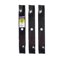 MaxPower 52 In. Standard Mower Blade Set For Riding Mowers 3 Pk