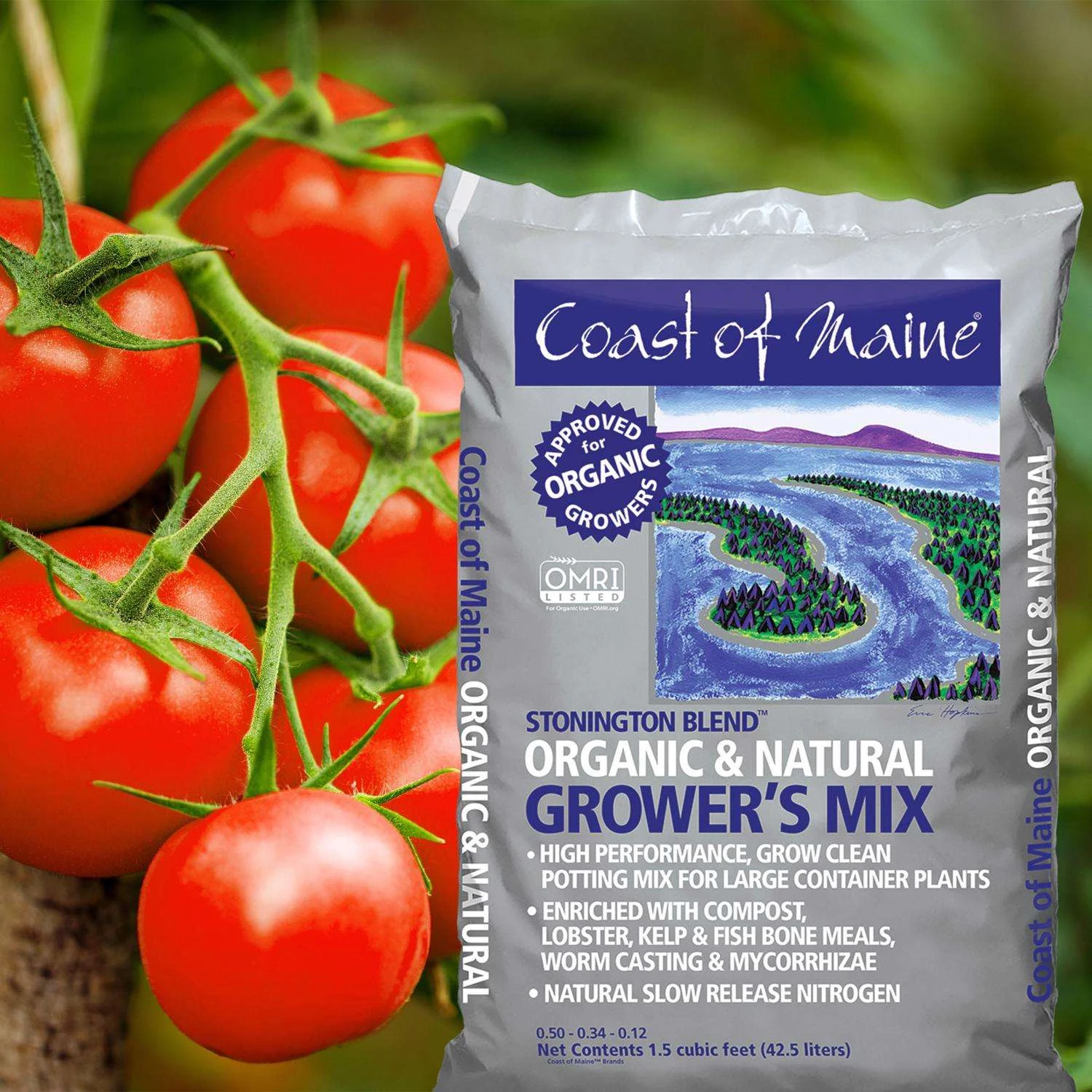 Coast Of Maine Stonington Blend Organic All Purpose Growing Mix 1.5 Cu Ft - Image 5