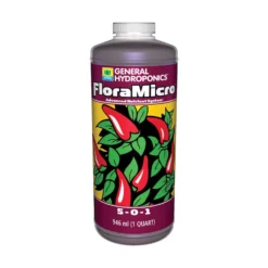 General Hydroponics Flora Micro Liquid Nutrient System 1 Qt