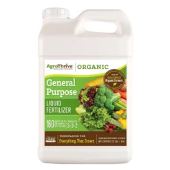 AgroThrive Organic Everything That Grows 3-3-2 General Purpose Fertilizer 2.5 Gal