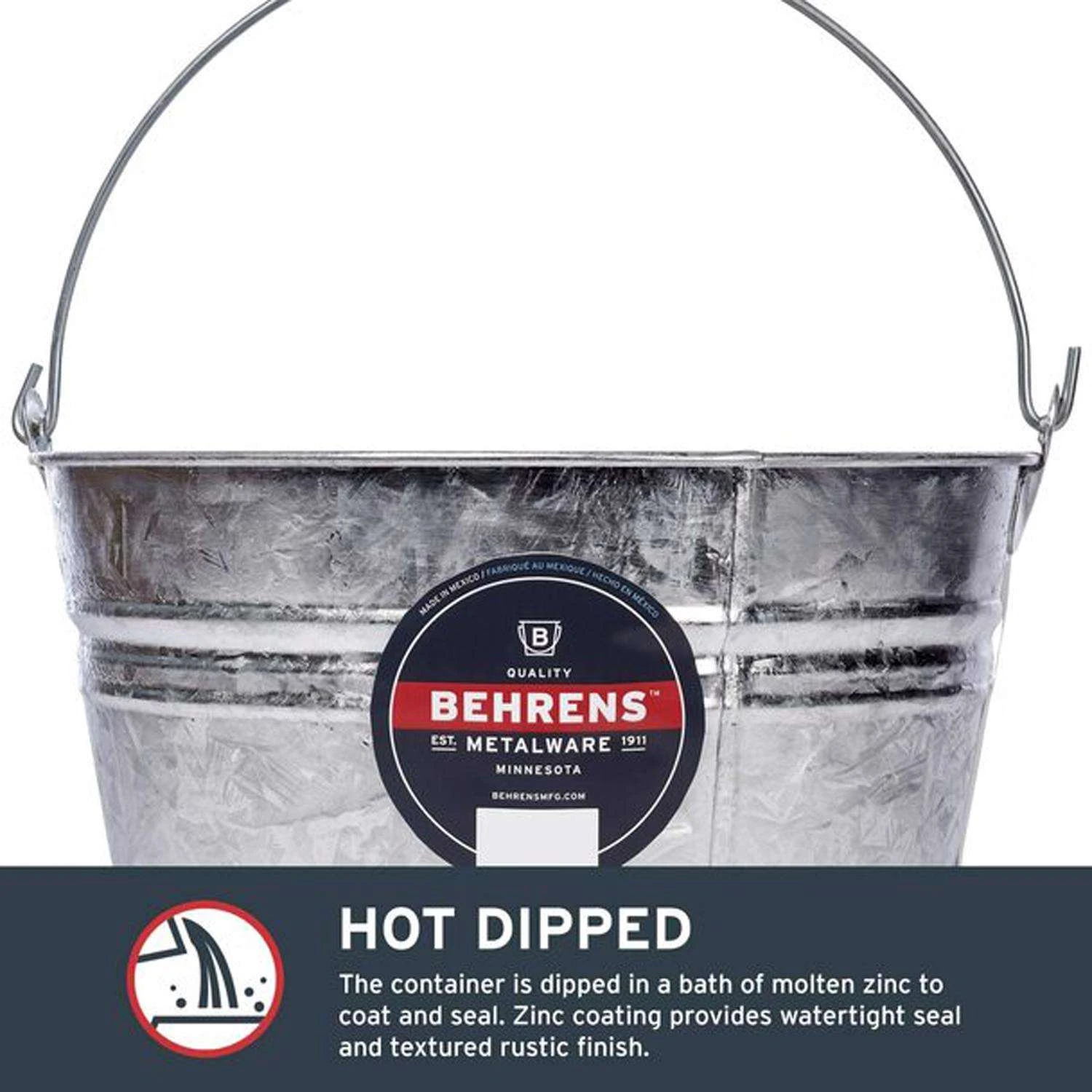 Behrens 4.25 Gal Pail Gray - Image 4