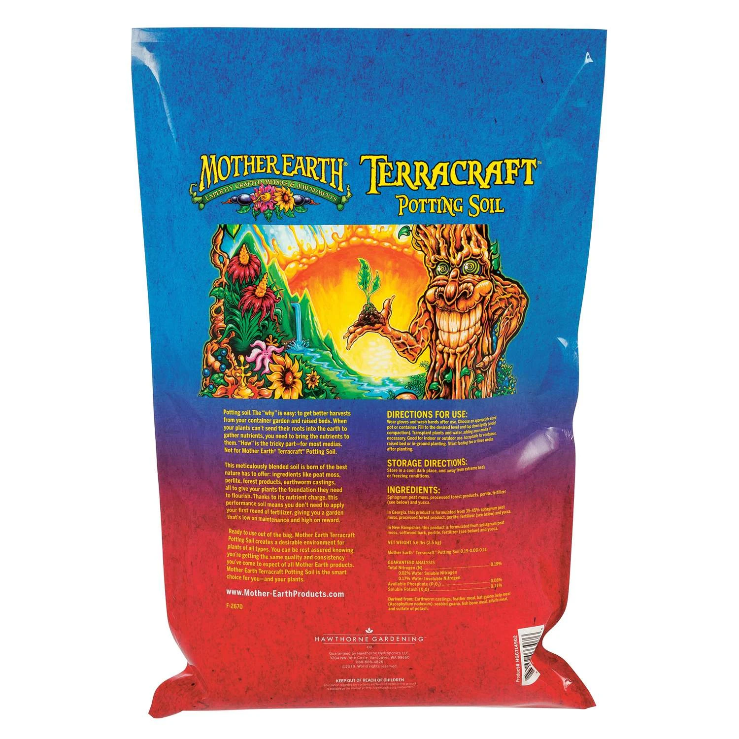 Mother Earth Terracraft All Purpose Potting Soil 12 Qt - Image 3