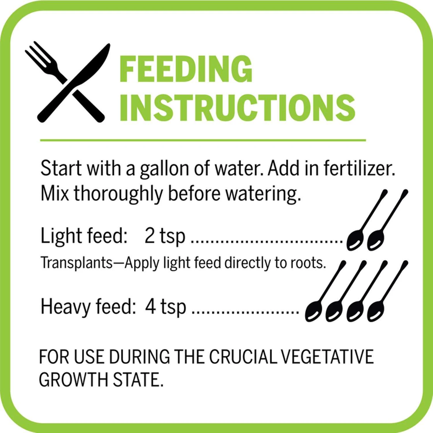 Mother Earth LiquiCraft Grow All Plant 4-3-3 Plant Fertilizer 1 Qt - Image 6