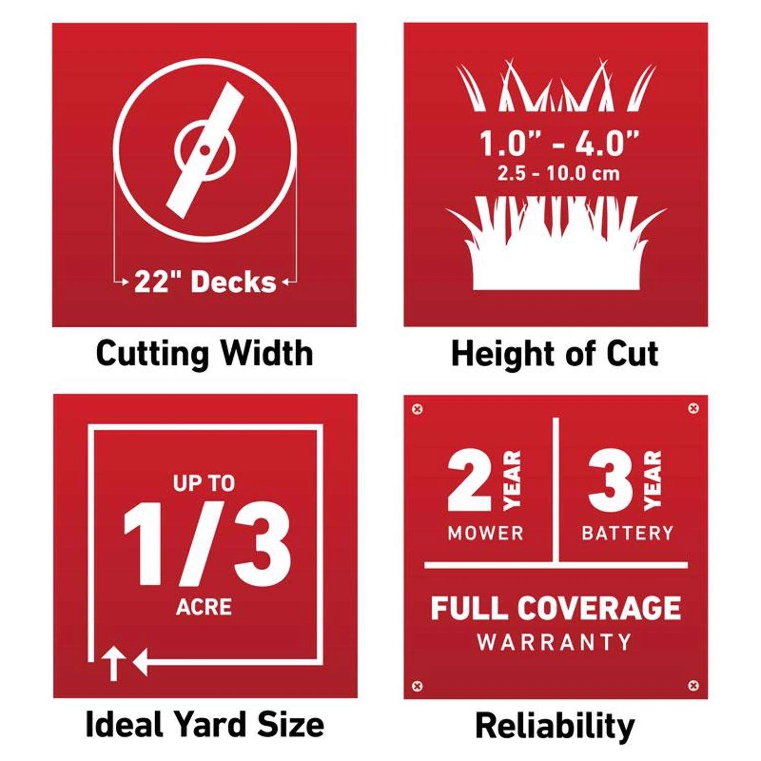 Toro Recycler 21466 22 In. 60 V Battery Self-Propelled Lawn Mower Kit (Battery & Charger) - Image 10