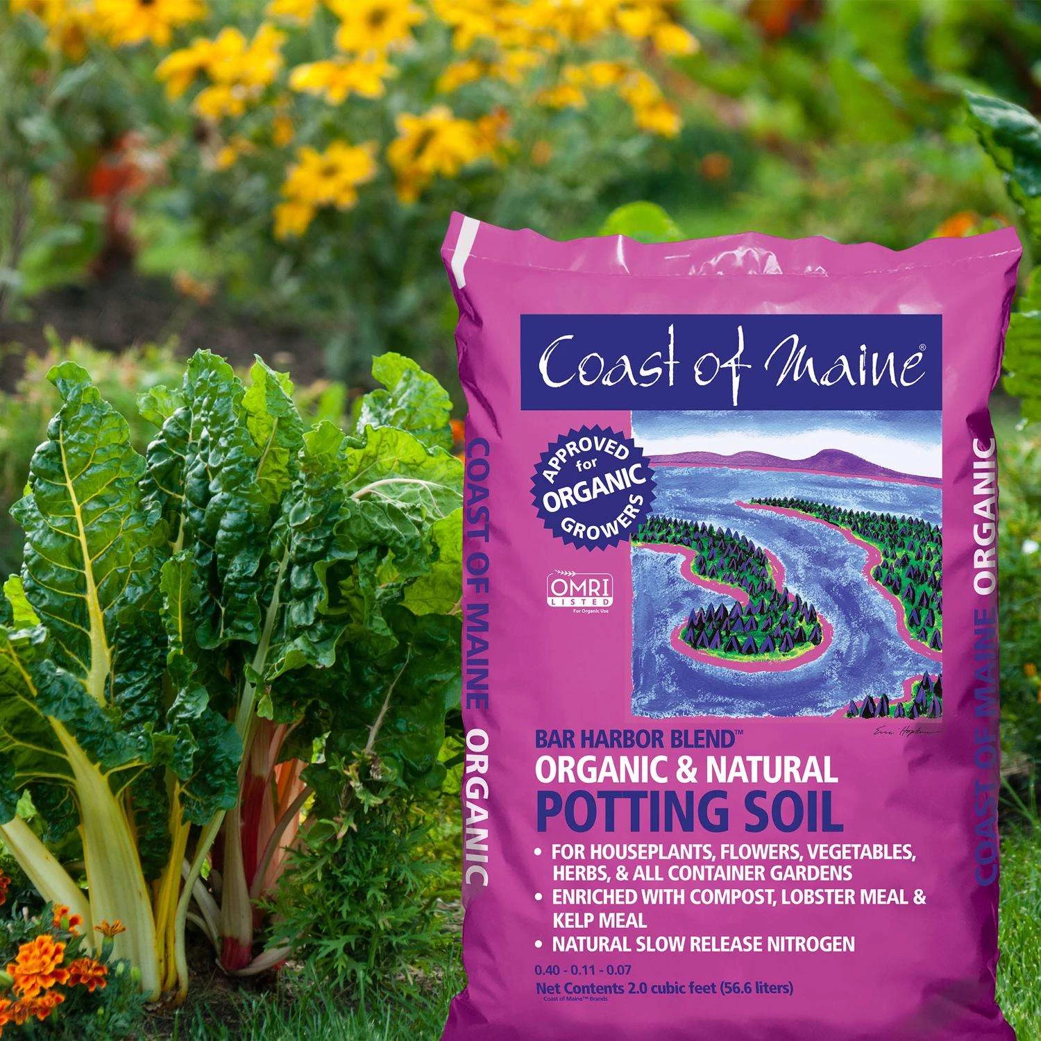 Coast Of Maine Bar Harbor Blend Organic Flower And Plant Potting Soil 2 Cu Ft - Image 4