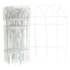 Panacea 240 In. L X 14 In. H PVC White Scroll Garden Edging