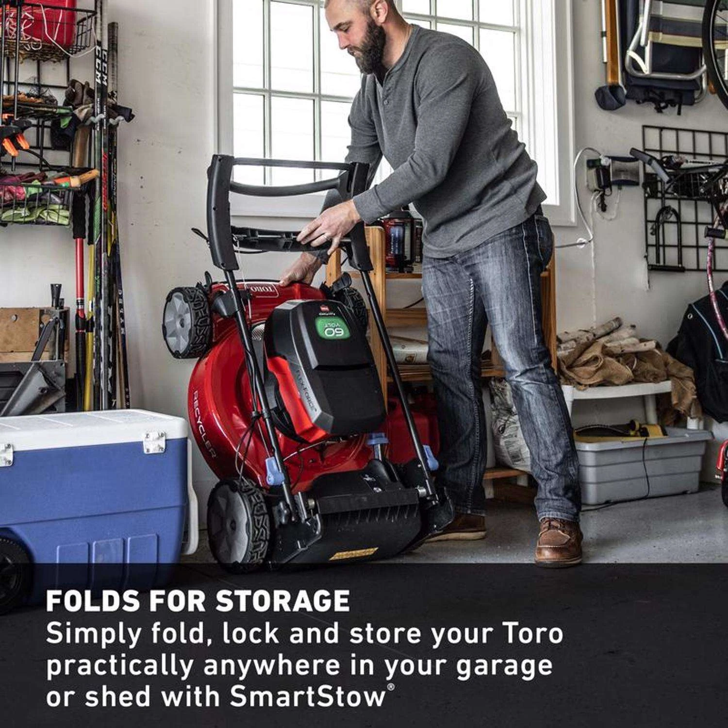 Toro Recycler 21466 22 In. 60 V Battery Self-Propelled Lawn Mower Kit (Battery & Charger) - Image 5