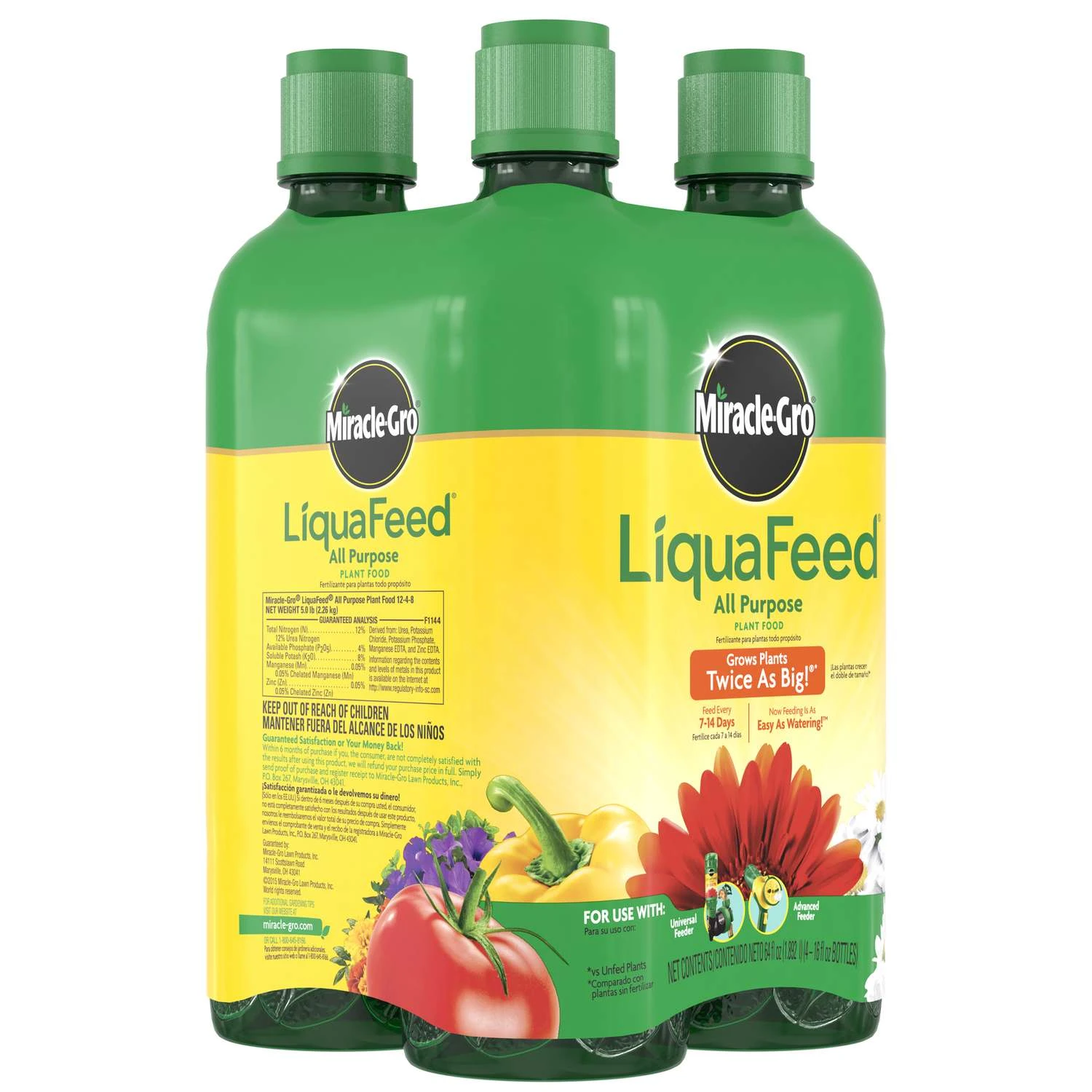 Miracle-Gro LiquaFeed Liquid All Purpose Plant Food 16 Oz - Image 2