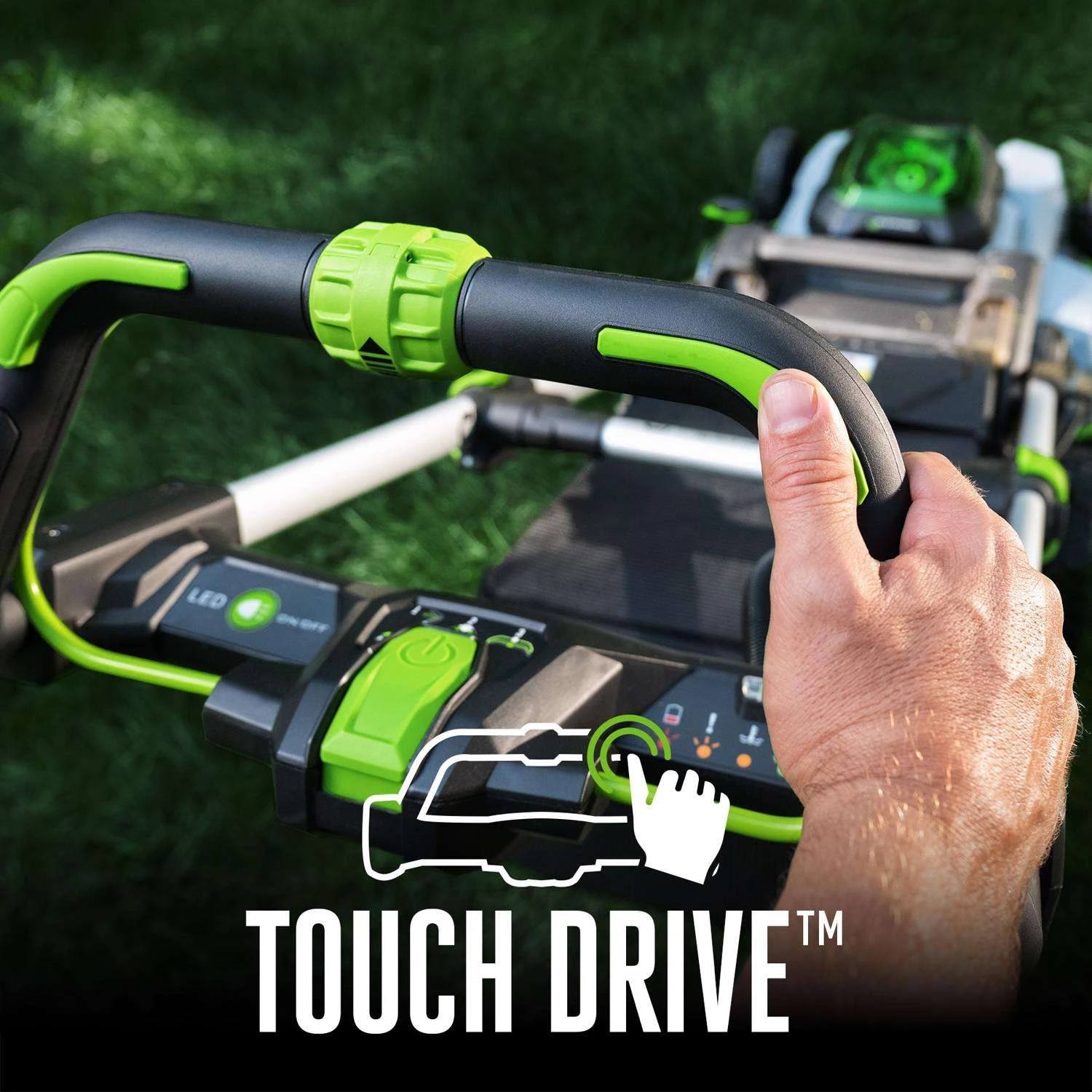 EGO Power+Touch Drive LM2125SP 21 In. 56 V Battery Self-Propelled Lawn Mower Kit (Battery & Charger) W/ 7.5 AH BATTERY - Image 4