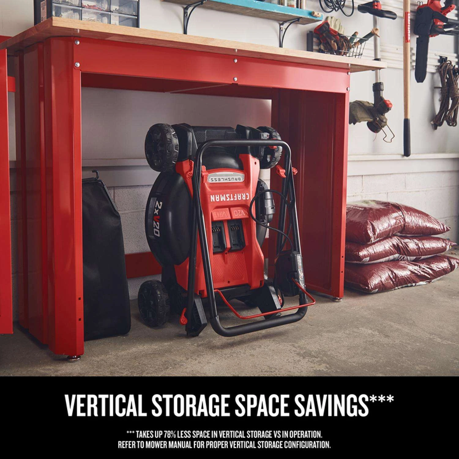 Craftsman V20 CMCMW220P2 20 In. Battery Lawn Mower Kit (Battery & Charger) - Image 4