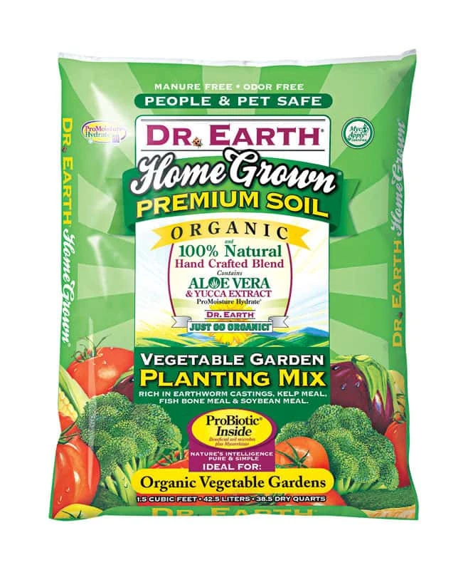 Dr. Earth Home Grown Organic Plant And Vegetable Potting Mix 1.5 Cu Ft