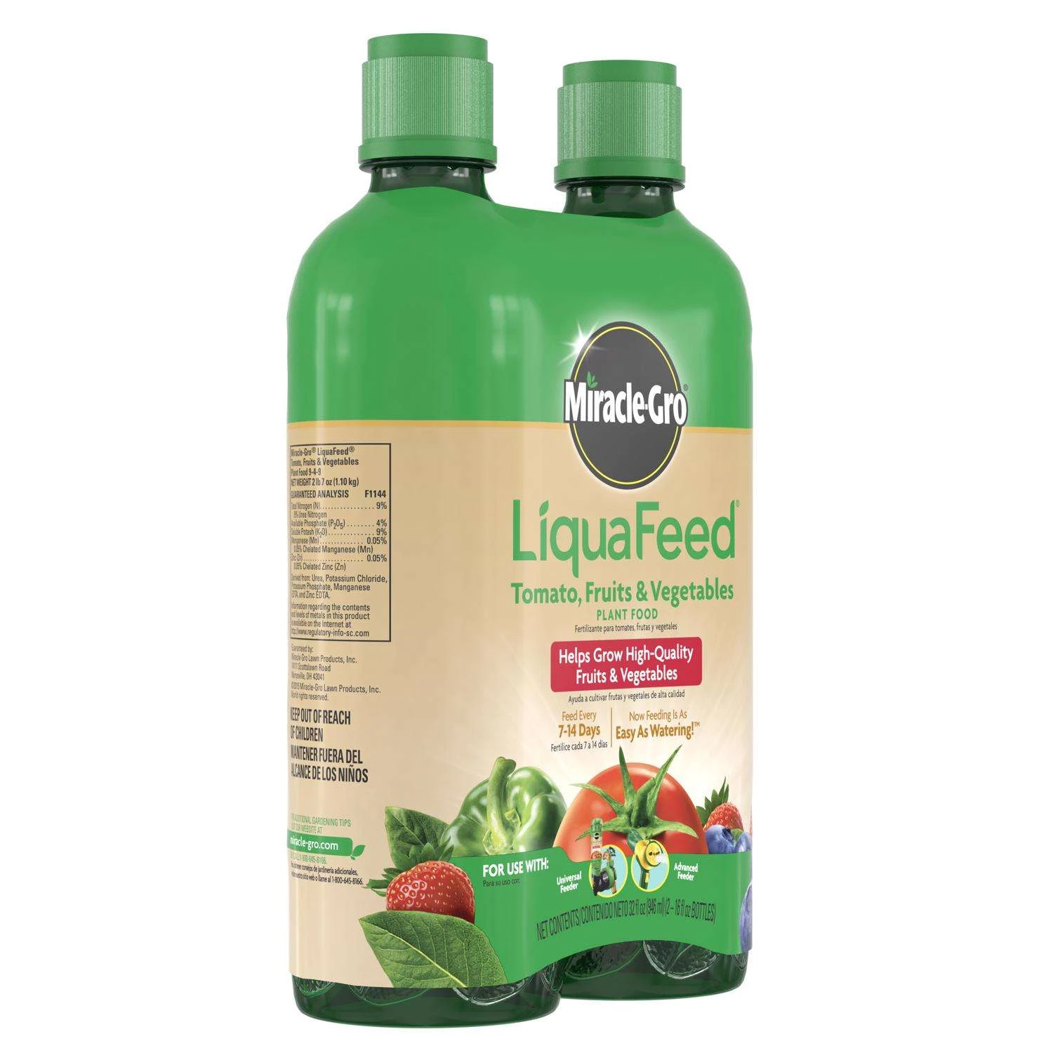 Miracle-Gro LiquaFeed Liquid Plant Food 16 Oz - Image 2