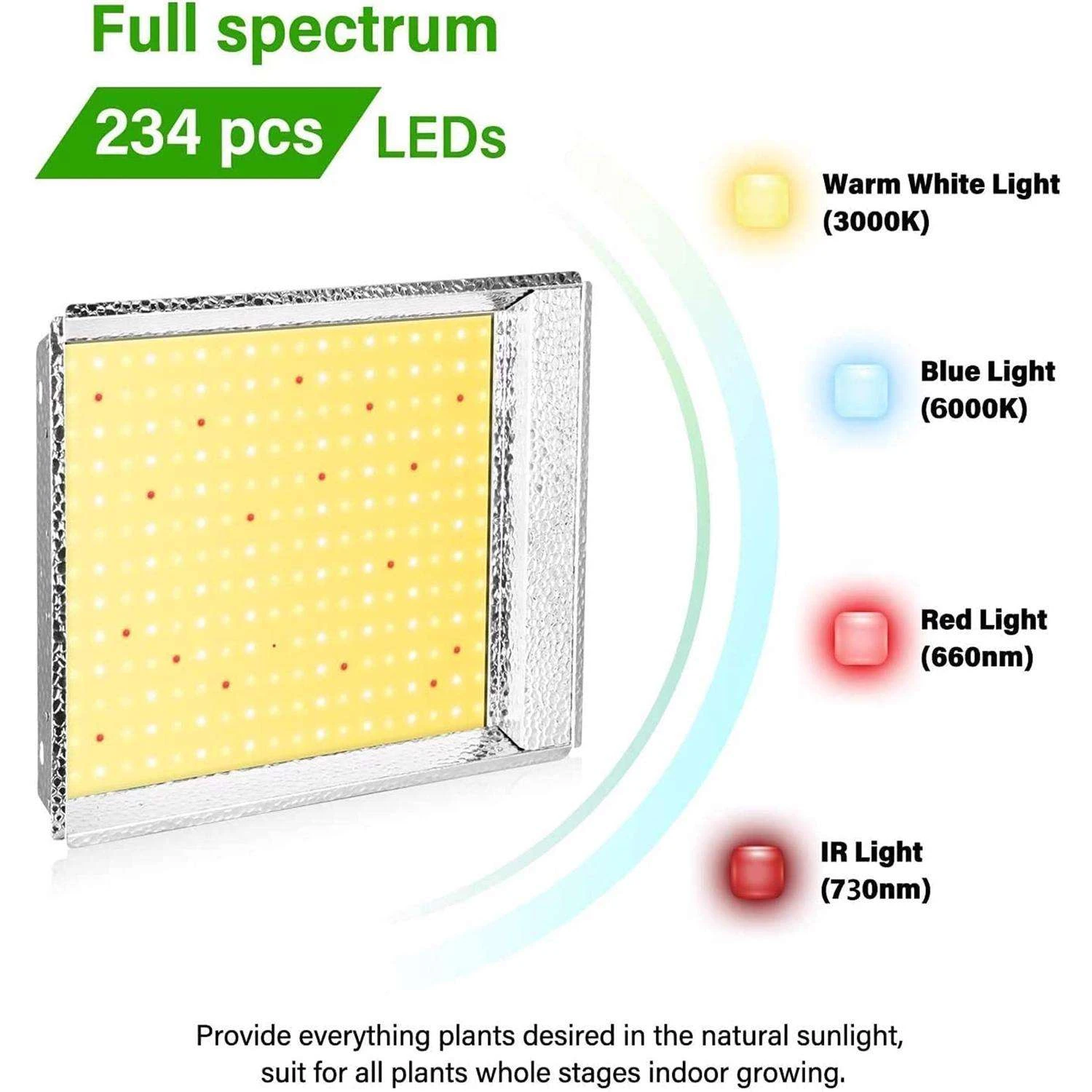 IPower Hydroponic Grow Light Kit 600 W - Image 4