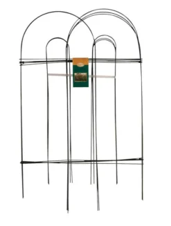 Panacea 10 Ft. L X 32 In. H PVC Green Garden Fence
