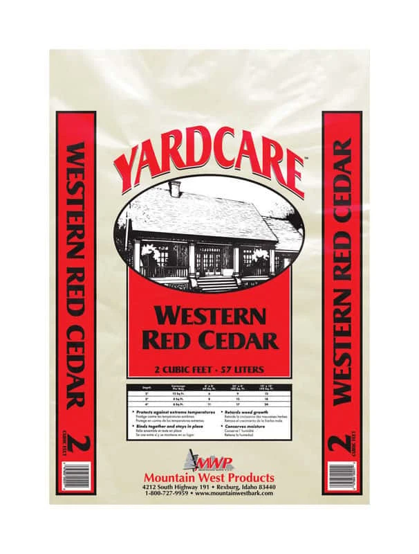 Yardcare Red Western Red Cedar Mulch 2 Cu Ft